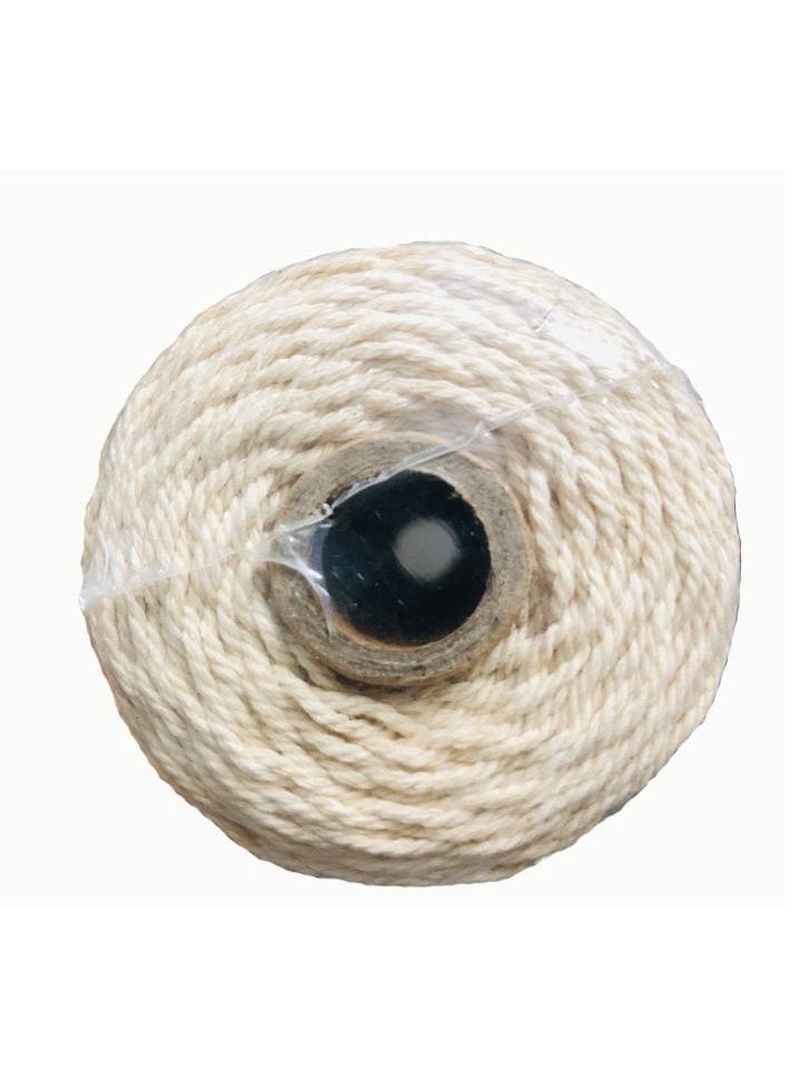 دايتويز حبل قطني 1 مم، 820 قدم، حبل مكرمية لخيوط المطبخ، خيط جزارين للشواء، ربط اللحوم، ربط الديك الرومي، تغليف الهدايا، الحرف اليدوية، صناعة المجوهرات - Image 2